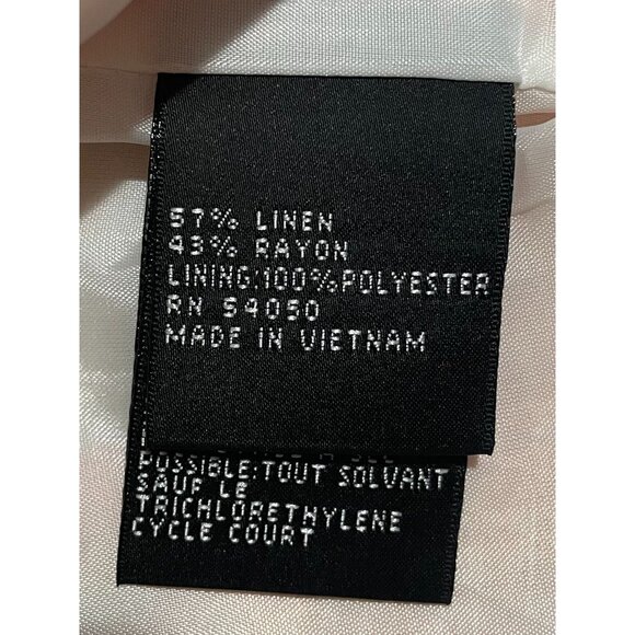 Vintage Kasper Essential Sportswear Floral Jacket With Button Front&Pockets Sz8 - Picture 9 of 13